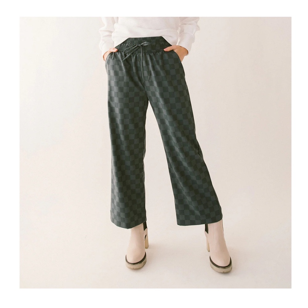Albion Audrey Wide Leg Pants - L Tall